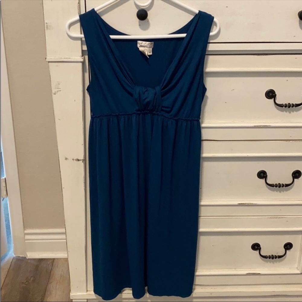 Max Studio Speciality Products Sleeveless Dress in Blue, Medium